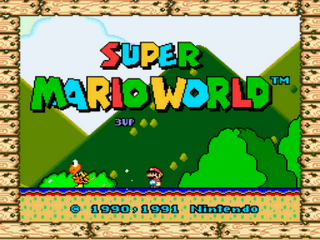 Ultra Mario World V3.6 Title Screen